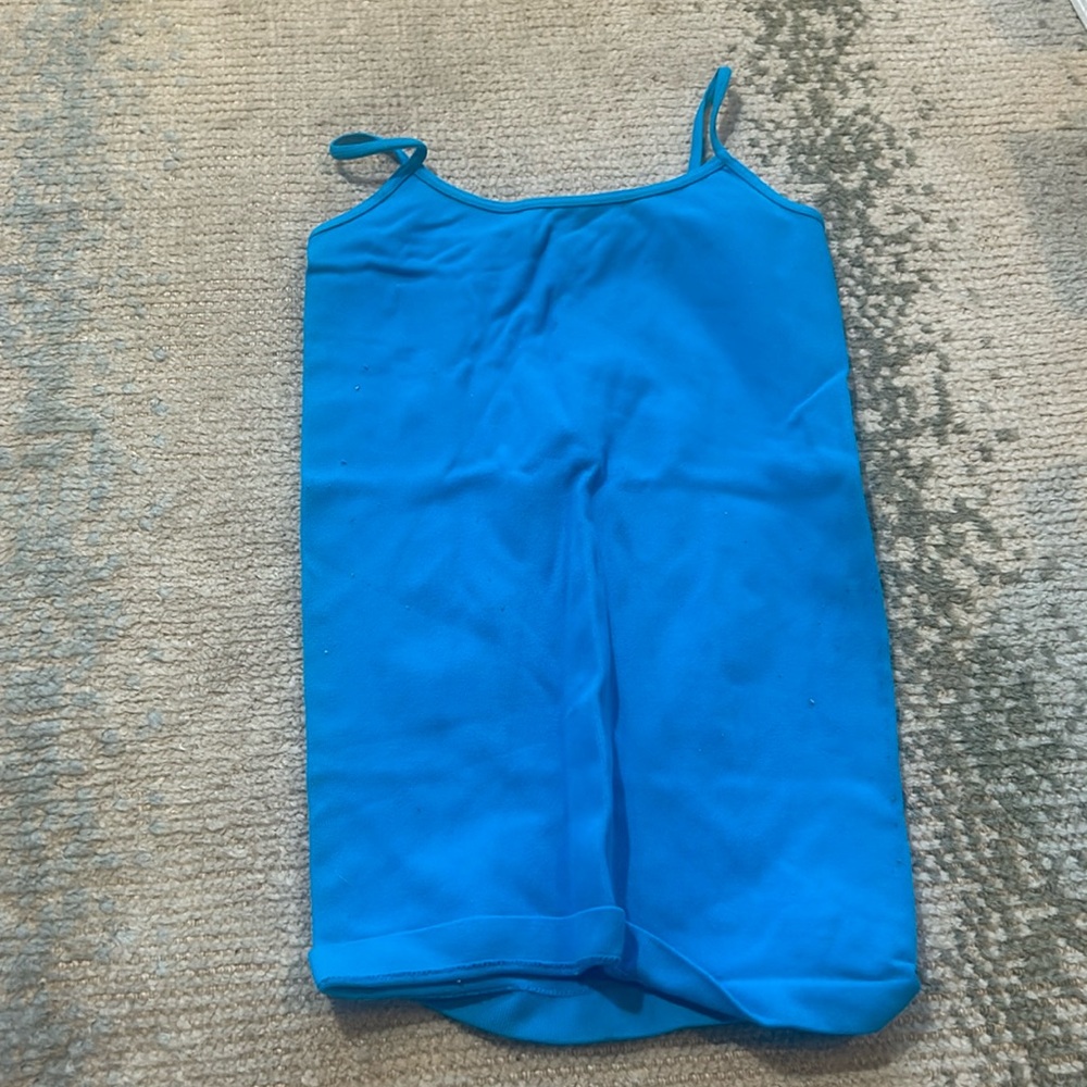 Malibu Sugar Light blue neon tank top